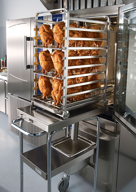 Complete solution for ready-to-eat foods in supermarkets with Electrolux air-o-convect Touchline oven and servery line