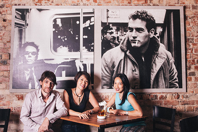 Bringing the Pisco vibe to the city are owners, Nicolas, Yvonne and Leonie